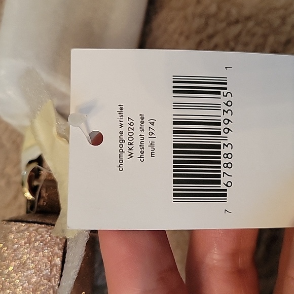 Kate Spade Chestnut Street Champagne Wristlet Cheers Darling - Picture 10 of 11